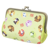 cinemacollection/シネマコレクション cinemacollection お茶犬 コスメポーチ ちりめん風がま口ポーチ ベーシックシリーズ 全員 マリモクラフト がまぐち 小物入れ/508334071