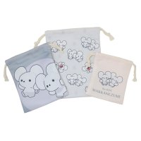 cinemacollection/シネマコレクション cinemacollection ポケットモンスター 巾着袋 3P巾着 きんちゃくポーチ3枚セット ワッカネズミ ポケモン マリモクラフト /508334075