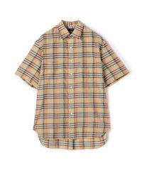 TOMORROWLAND MENS/コットンシルク マドラスチェック ハーフスリーブシャツ/508334115