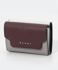MARNI/マルニ MARNI 三つ折り財布 PFMOW02U23 LV520 レディース 財布 折財布 ミニ財布 サフィアーノカーフスキン/505235566
