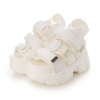 Mafmof/マフモフ Mafmof 【厚底】3ベルトスニーカーサンダル 354－WK/508318452