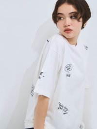 VICKY/ビッキー VICKY 落書き刺繍Tシャツ≪洗濯機で洗える≫/508334359
