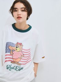 VICKY/ビッキー VICKY Red DogsリンガーTシャツ≪洗濯機で洗える≫/508334384
