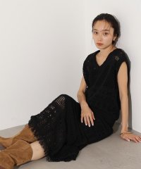 N Natural Beauty Basic/パッチワークニットセットアップ/508334666