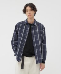 MHL./GRAPHIC GRID CHECK COTTON SHIRT/508334707