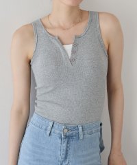 BLUEEAST/ブルーイースト BLUEEAST カップ付ヘンリーネックタンクトップ/508334911