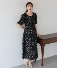 BLUEEAST/ブルーイースト BLUEEAST パフ袖プリントワンピース/508334917