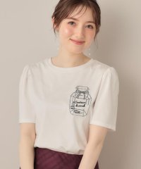 Couture Brooch/【接触冷感・UV機能あり・マシンウォッシャブル】60シルケット パフュームエンブロTシャツ/508334941
