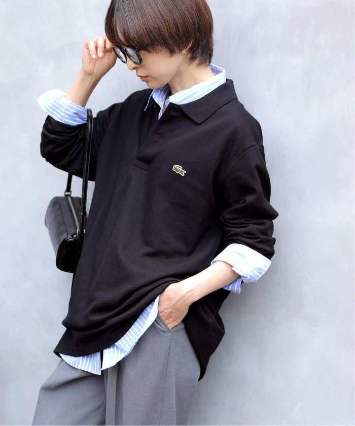 ジャーナルスタンダードLacoste ブラック ポロシャツ LACOSTE / ラコステ 別注 ポロシャツ（ポロシャツ）｜JOURNAL