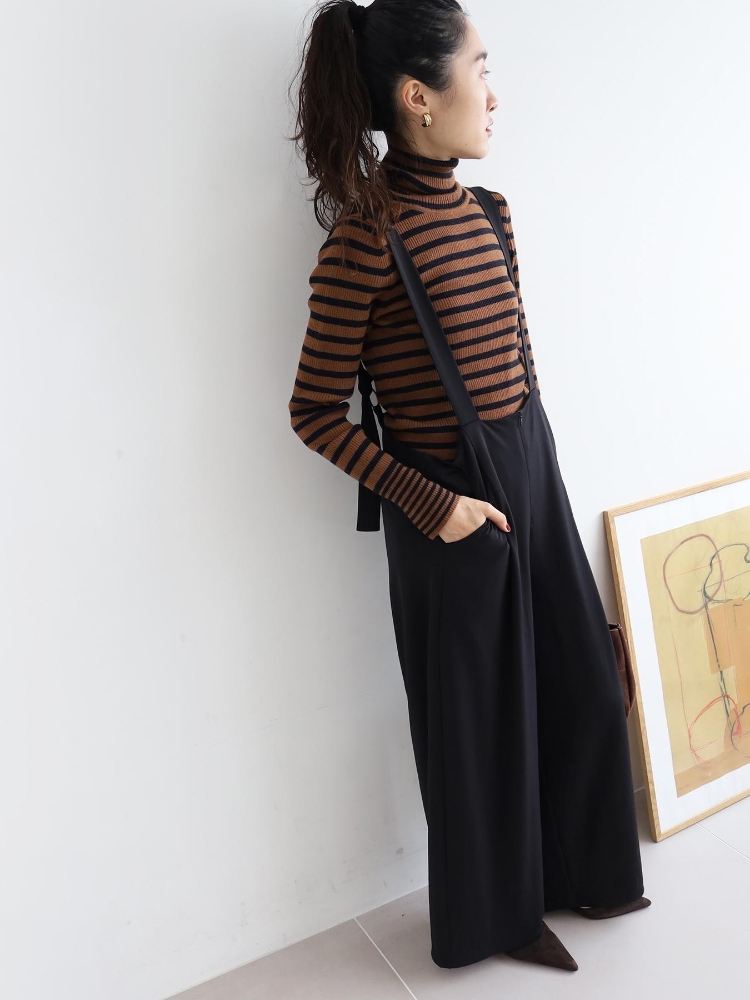 オールインワン・サロペット Fisico V-Neck Maxi Dress With Contrasting Color Pattern Satin V-Neck Maxi Slip Dress in Dresses & Skirts | Vince
