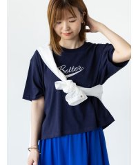 Lugnoncure/【接触冷感】フロントミニ刺繍Tシャツ/508335554
