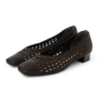 APOM/アポム APOM レザーメッシュパンプス30/508335876