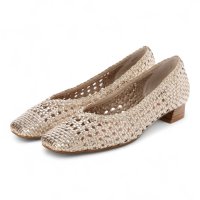 APOM/アポム APOM レザーメッシュパンプス30/508335876