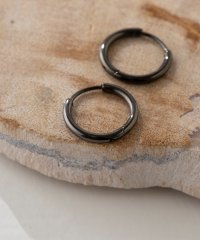 MAISON BREEZE/メゾンブリーズ MAISON BREEZE ピアス ステンレス 細幅 丸甲 直径1.3cm ミニ シンプル ワンタッチ フープピアス OSWY/508335897