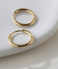 MAISON BREEZE/メゾンブリーズ MAISON BREEZE ピアス ステンレス 細幅 丸甲 直径1.3cm ミニ シンプル ワンタッチ フープピアス OSWY/508335897