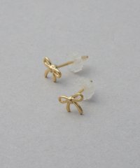 MAGASIN DE MODE Chou Chou/マガジンデモードシュシュ MAGASIN DE MODE Chou Chou ピアス ニッケルフリー リボン メタル ポストピアス OSWY/508335900