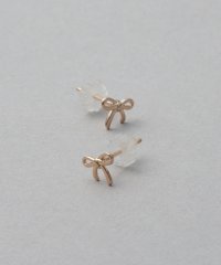 MAGASIN DE MODE Chou Chou/マガジンデモードシュシュ MAGASIN DE MODE Chou Chou ピアス ニッケルフリー リボン メタル ポストピアス OSWY/508335900