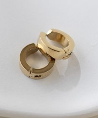 MAISON BREEZE/メゾンブリーズ MAISON BREEZE イヤリング ステンレス 平甲 直径1.3cm 4mm幅 ミニ フープイヤリング OSWY/508335910