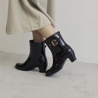 Pitti/ピッティ Pitti 【WEB限定】バックルベルトレインショートブーツ/508335978