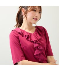 Rose Tiara(L SIZE)/【接触冷感/綿100%/手洗いOK】フリルカットソー/508336018