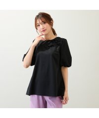 Rose Tiara(L SIZE)/【接触冷感/UVカット/手洗いOK】バックギャザー切替カットソー/508336019