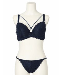 Re-J＆SUPURE/【WEB限定/脇高】[D85－H95］クロスストリングブラ＆ショーツ(モールドカップ)/508336025