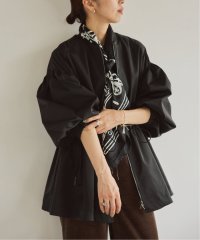 VERMEIL par iena/《追加予約》ノーカラーギャザーZIPブルゾン/508336127