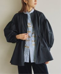 VERMEIL par iena/《追加予約》ノーカラーギャザーZIPブルゾン/508336127