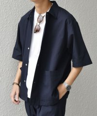 SHIPS any MEN/SHIPS any:〈撥水/軽量/ストレッチ〉SOLOTEX(R) シアサッカー キャンプポケット シャツ(セットアップ対応)25SS◆◆/508336132