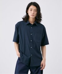 B.C STOCK/シアサッカーチェック半袖シャツ/508336338