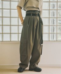 FRAMeWORK/≪予約≫oll*FRAMeWORK ハイウエストカーゴパンツ/508336404