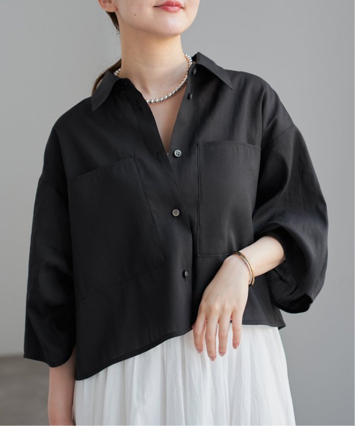 IENA - ★専用です　2点まとめ★  イエナ　リネンシャツ イエナ IENA 《追加》ウォッシャブル リネン2WAY シャツ