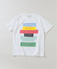 EDIFICE/《予約》TEXTILE PAINT(テキスタイルペイント) Biarritz プリント Tシャツ/508336416