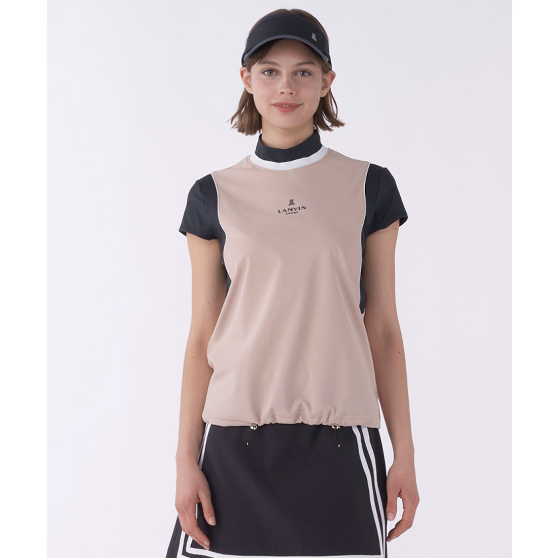 LANVIN SPORT 公式 ランバン スポール モックネック半袖シャツ