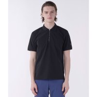 LANVIN SPORT/ランバン スポール LANVIN SPORT 裏鹿の子半袖ジップアップポロシャツ【Sunscreen NIR】/508336490
