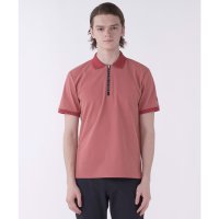 LANVIN SPORT/ランバン スポール LANVIN SPORT 裏鹿の子半袖ジップアップポロシャツ【Sunscreen NIR】/508336490