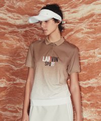 LANVIN SPORT/ランバン スポール LANVIN SPORT グラデーションプリント半袖ポロシャツ【Sunscreen NIR/UV】/508336491
