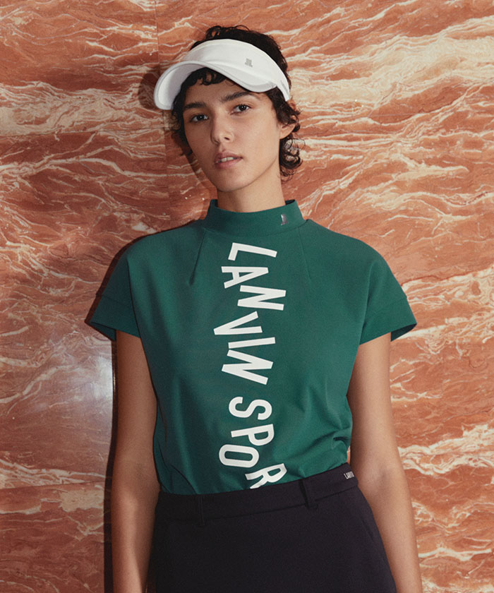 【関税込み】Lanvin グリーン Lanvin デボス Tシャツ Debossed Lanvin T-shirt | Lanvin