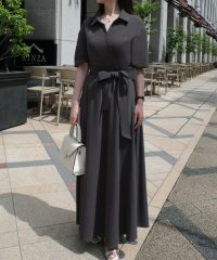 JUNOAH/ジュノア JUNOAH ウエストマークカシュクールワンピース/508336603