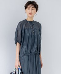 NIJYUSANKU（LARGE SIZE）/【洗える】ソフトシアーフィルム コンパクト ブラウス/508338146
