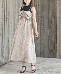rps/ドットプリントＢＩＧリボンキャミワンピース/508284509