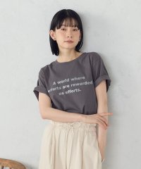 COMME CA ISM /グリッター　ロゴＴシャツ/508287231