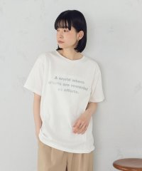 COMME CA ISM /グリッター　ロゴＴシャツ/508287231