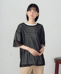 COMME CA ISM /シアーベロア Tシャツ/508287242