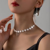 Forcement/フォースメント Forcement 【2点セット】フラワーモチーフネックレス＆ピアス/508336558