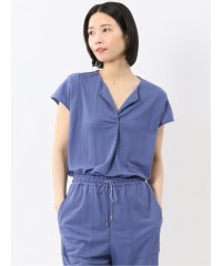 m.f.editorial/イノウェーブ/INNOWAVE 接触冷感 ストレッチ フレンチ袖 プルオーバーブラウス/508338282
