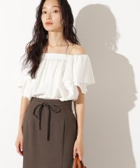 N Natural Beauty Basic/ドビーフリルブラウス/508338511