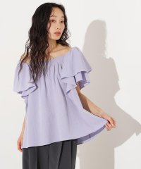 N Natural Beauty Basic/ドビーフリルブラウス/508338511