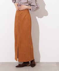 N Natural Beauty Basic/フェイクスウェードスリットスカート/508338514