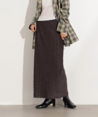 N Natural Beauty Basic/フリンジニットスカート/508338516